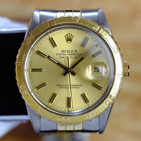 Rolex Mens Datejust 16253 Thunderbird Champagne - Picture 2 of 6